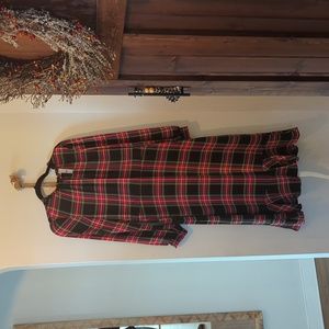 J. Crew Christmas plaid dress size 8
